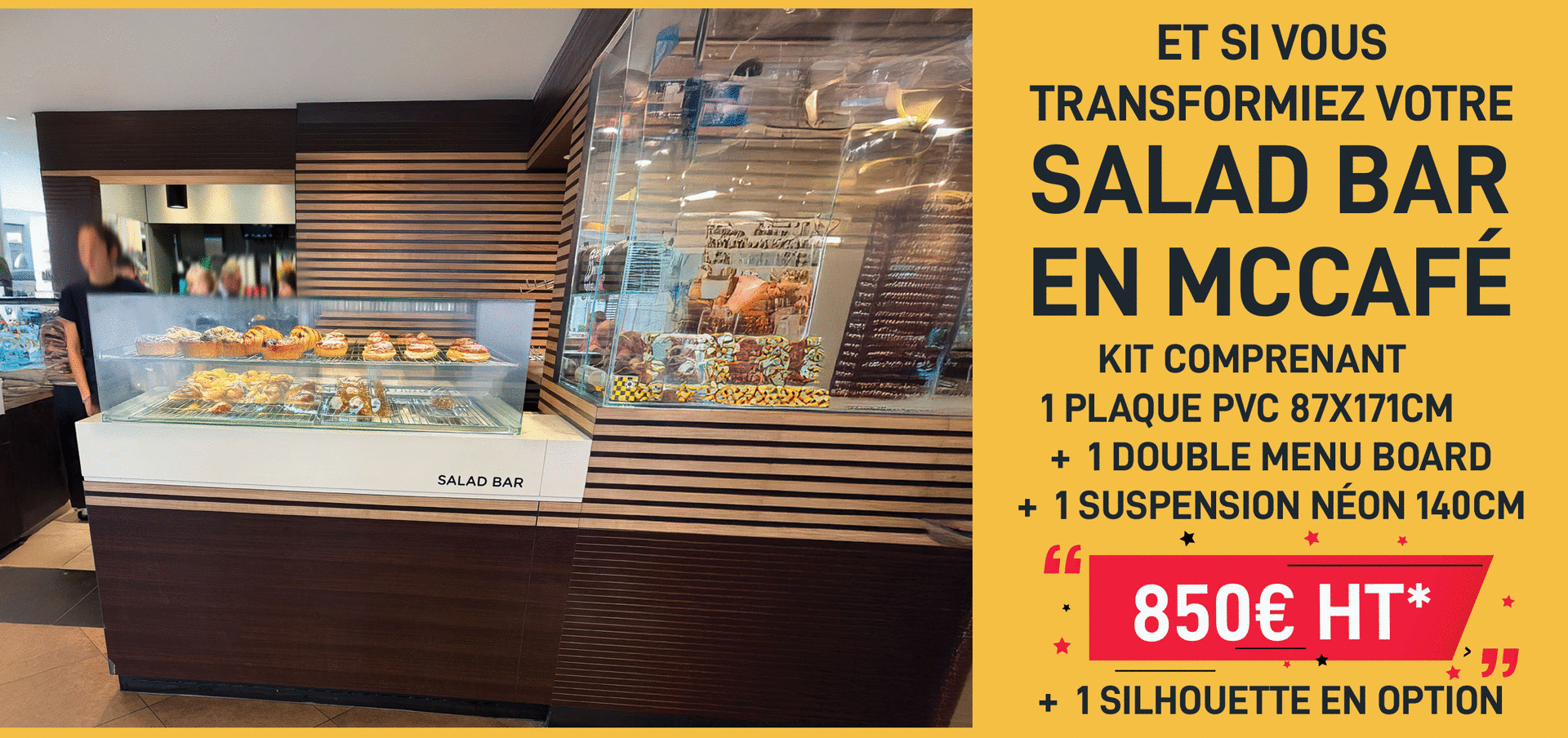 Salad Bar en McCafé. Hors frais de port