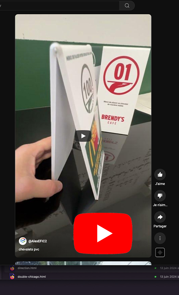 vidéo chevalets SAT