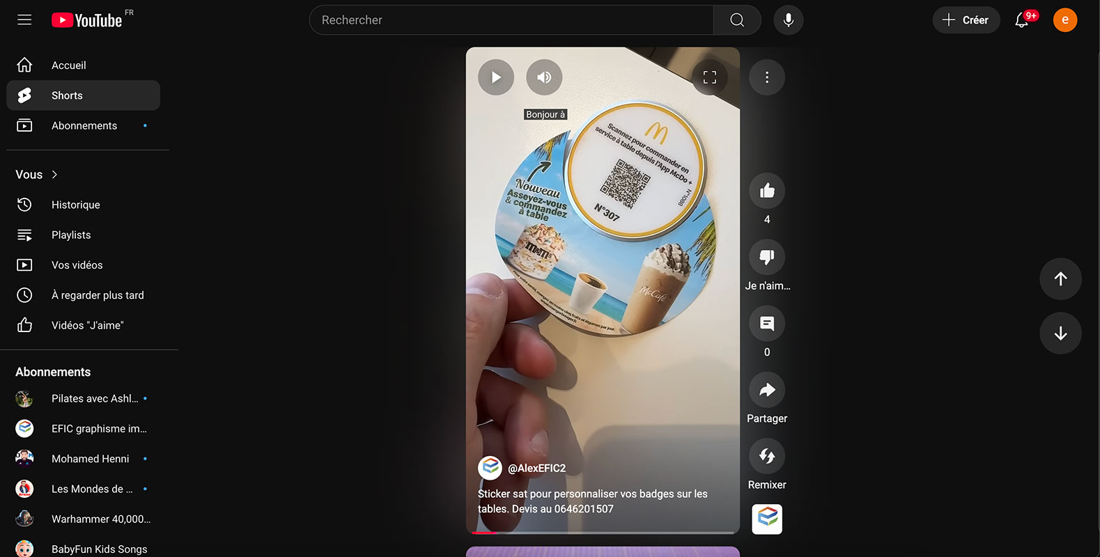 Vidéo de présentation